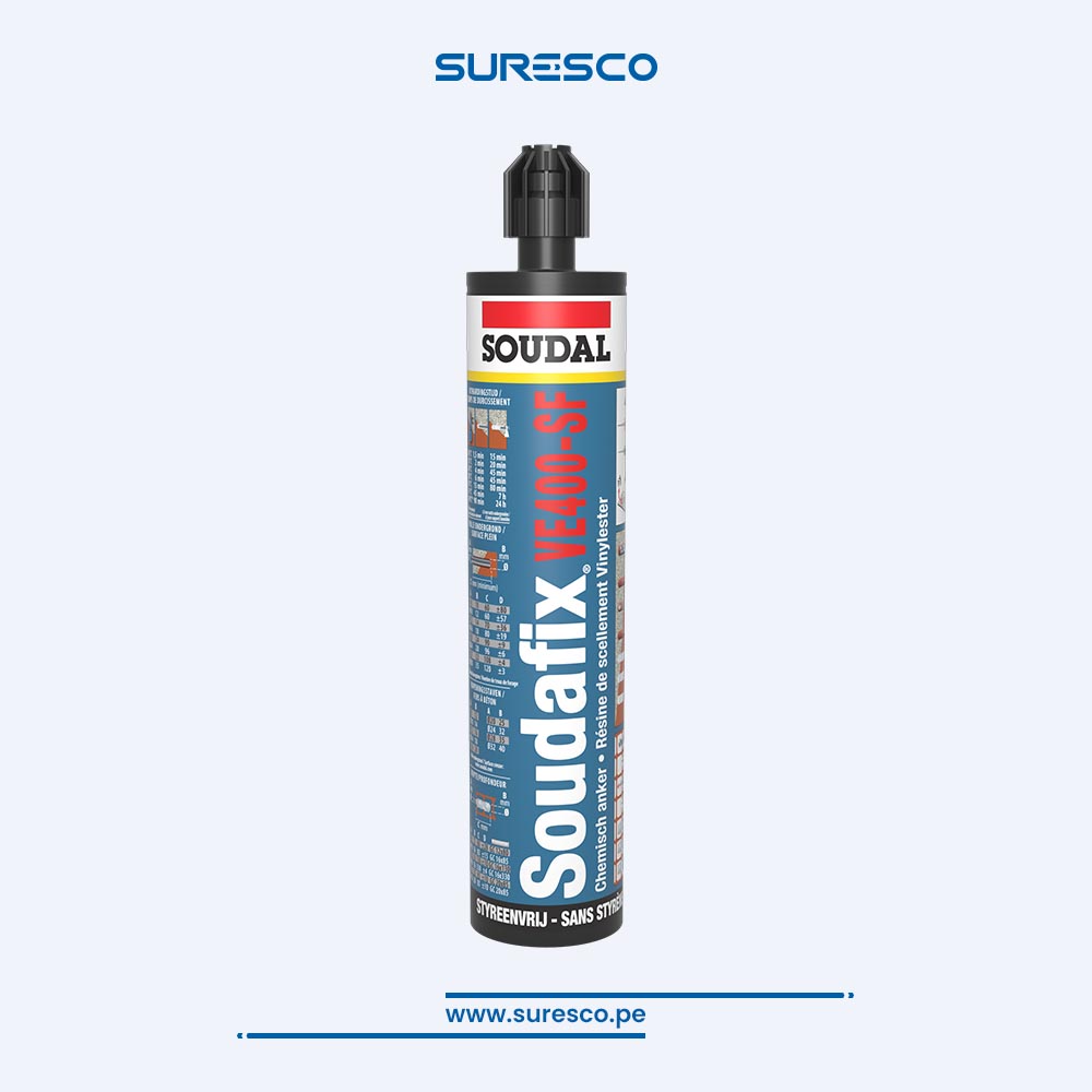 Ancla Química Soudal Soudafix VE400 - SF