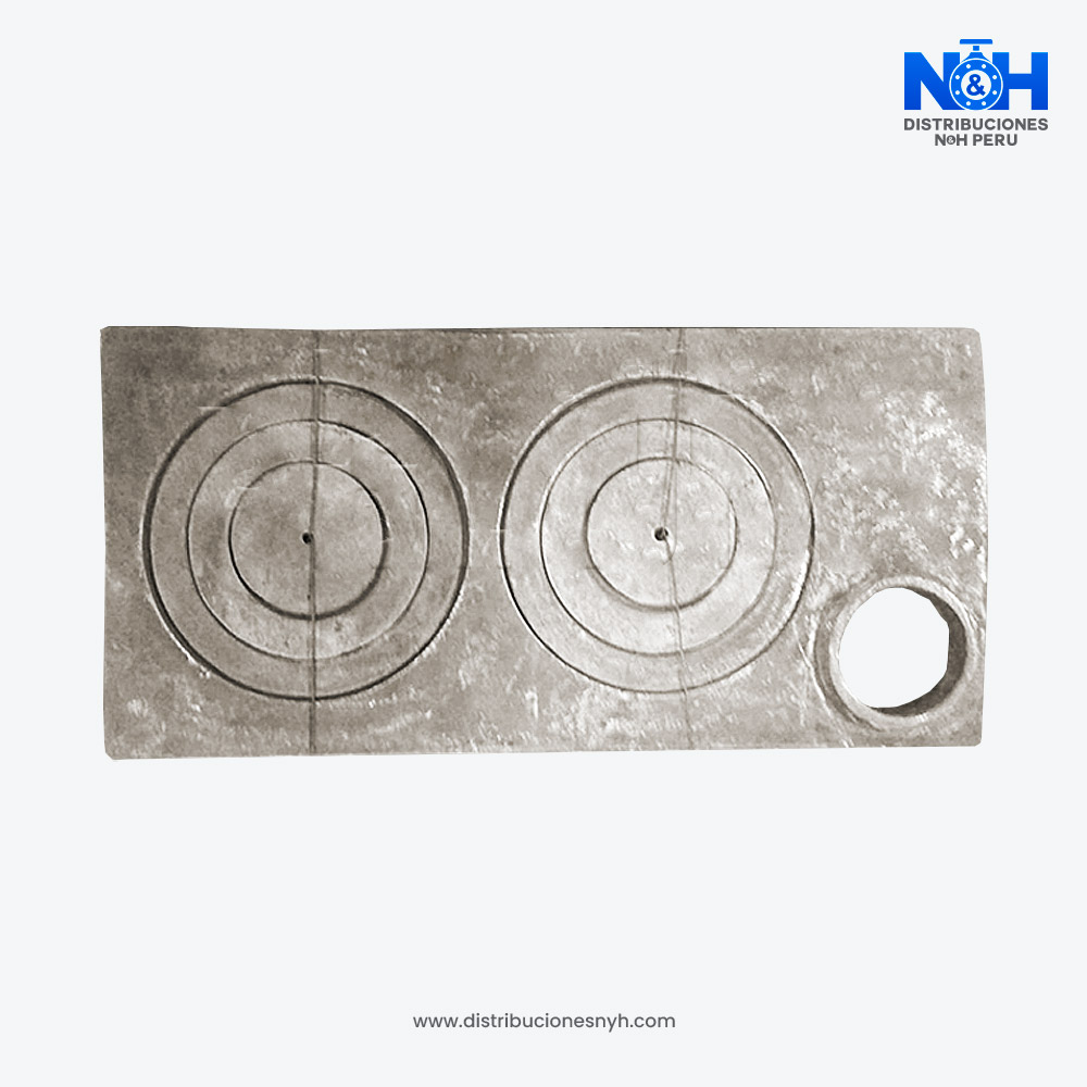 Cocina 2 hornilla de fierro fundido
