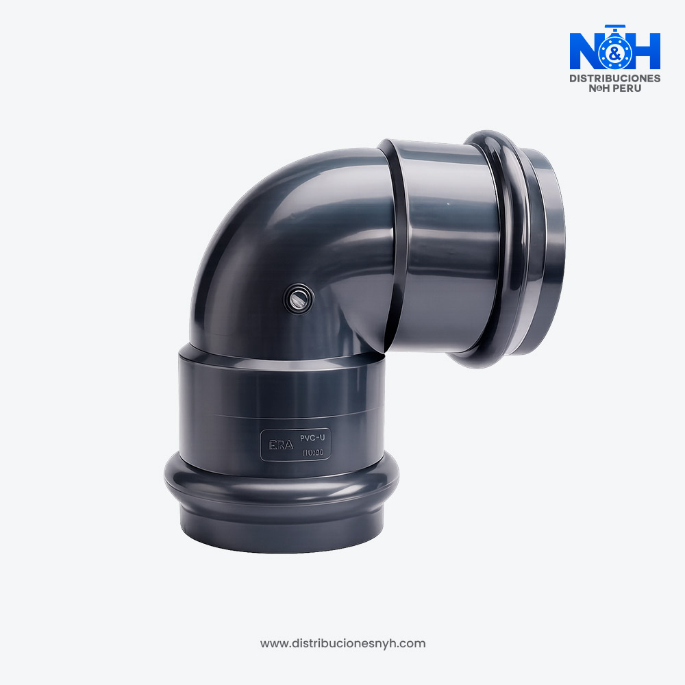 Codo 90 Inyectado UF PVC