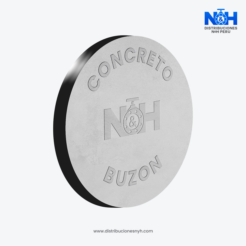 Tapa de buzón de concreto para transito pesado